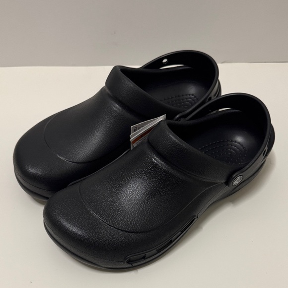 CROCS Bistro Work Clog Size 12 Men New with Tags  Black Clogs main image 4